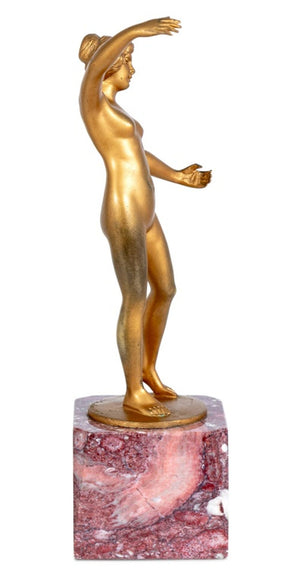 "Le Reveil" Art Deco Gilt Bronze (9775944630579)