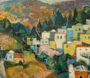 Jakob Eisenscher Landscape Scene Oil on Canvas (9846882894131)