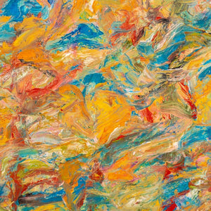 Andy Miller Abstract Composition Oil on Canvas (9891629105459)