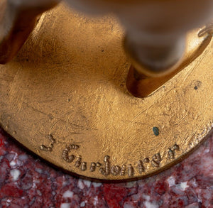 "Le Reveil" Art Deco Gilt Bronze (9775944630579)