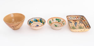 Spanish Talavera Pottery Bowls & Serving Tray, 4 (9832606466355)