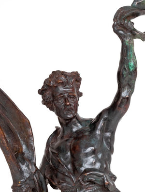"Detresse" Patinated Metal Sculpture (9775956492595)