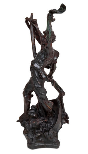 "Detresse" Patinated Metal Sculpture (9775956492595)