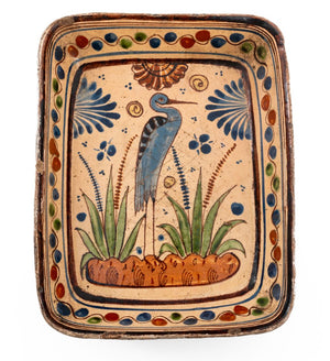 Spanish Talavera Pottery Bowls & Serving Tray, 4 (9832606466355)