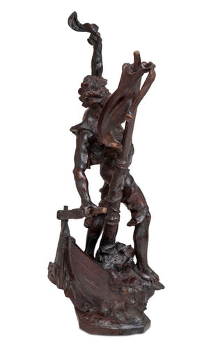 "Detresse" Patinated Metal Sculpture (9775956492595)