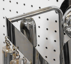 Mod Style Two-Light Crystal-Hung Sconces, Pair (9735526383923)