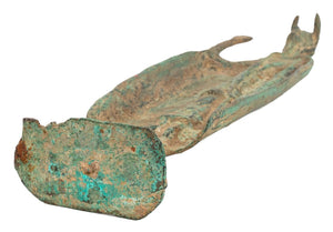 Italian Horned Figure Verdigris Patinated Bronze (9769854992691)