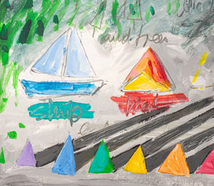 Elfi Schuselka "Monument to Monoliths" Mixed Media (9891631759667)