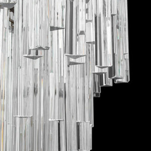 Camer Mid-Century Glass Prism Chandelier (6832392962205)