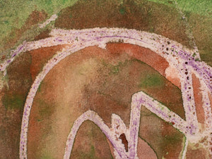 Maurice Sievan "Inclined" Mixed Media, 1970 (9846885744947)