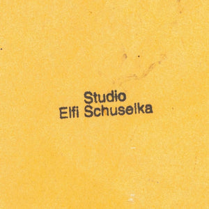 Elfi Schuselka Abstract Figure Acrylic, 1965 (9891664888115)