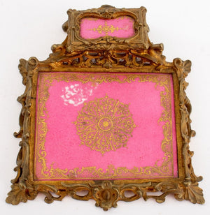 Rococo Style Porcelain & Gilt Bronze Inkwell (9736671723827)