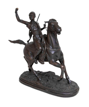 Auguste Moreau "The Falconer" Bronze (9832632549683)