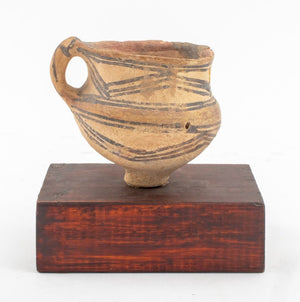 Chinese Neolithic Pottery Handled Cup (9842549489971)