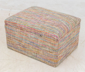 Modern Wingback Armchair and Ottoman (9808246243635)