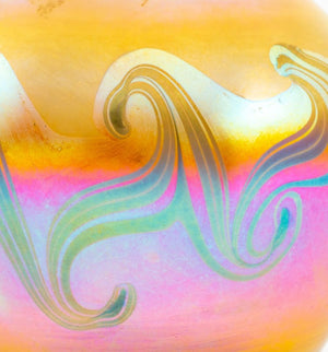 Louis Comfort Tiffany Reactive Blown Glass Vase (9737476145459)