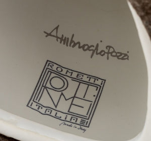 Ambrogio Pozzi Gold Glazed Ceramic Sculpture (9755165786419)