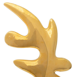 Ambrogio Pozzi Gold Glazed Ceramic Sculpture (9755165786419)