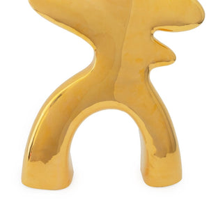 Ambrogio Pozzi Gold Glazed Ceramic Sculpture (9755165786419)