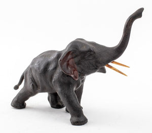 Elephant Patinated Bronze Sculpture (9751680057651)