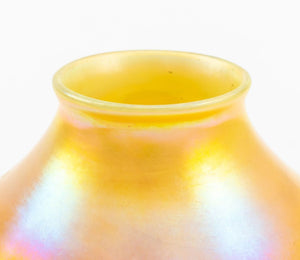 Louis Comfort Tiffany Reactive Blown Glass Vase (9737476145459)
