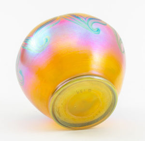 Louis Comfort Tiffany Reactive Blown Glass Vase (9737476145459)