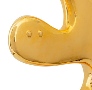 Ambrogio Pozzi Gold Glazed Ceramic Sculpture (9755165786419)