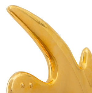 Ambrogio Pozzi Gold Glazed Ceramic Sculpture (9755165786419)