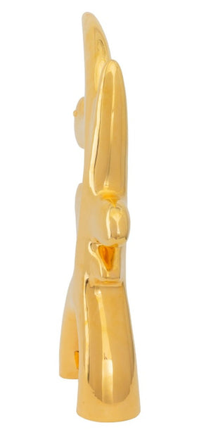 Ambrogio Pozzi Gold Glazed Ceramic Sculpture (9755165786419)