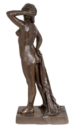 Art Nouveau "The Bather" Patinated Bronze (9832655454515)