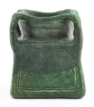 Arts and Crafts Matte Green Pottery Vase (9742195622195)