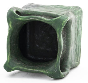 Arts and Crafts Matte Green Pottery Vase (9742195622195)