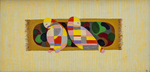 Kayo Lennar "Petit Tapis #1" Oil on Canvas (9742413168947)