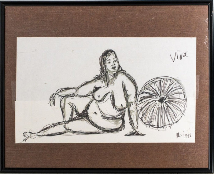 Kayo Lennar "Viva" Ink on Paper