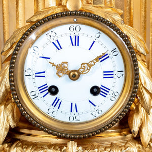 Louis XVI Style Ormolu Figural Clock (9802911482163)