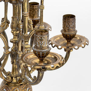 Renaissance Revival 6-Branch Candelabra, Pair (9776024781107)
