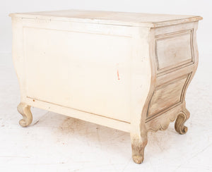 French Provincial Style Bombe Two Drawer Chest (8920555684147)