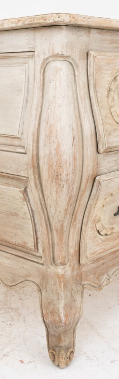 French Provincial Style Bombe Two Drawer Chest (8920555684147)