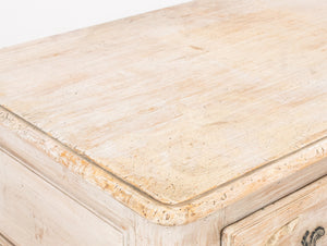 French Provincial Style Bombe Two Drawer Chest (8920555684147)
