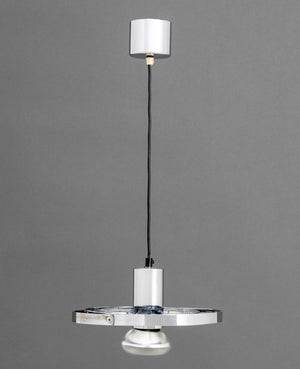 English Chrome "Fibonacci" Pendant Lamp