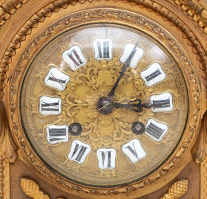 Louis XVI Style Gilt Bronze Mantel Clock (9802935992627)