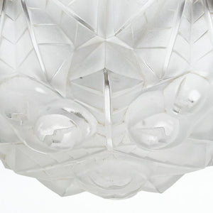 Art Deco Frosted Glass Chandelier (9765788614963)