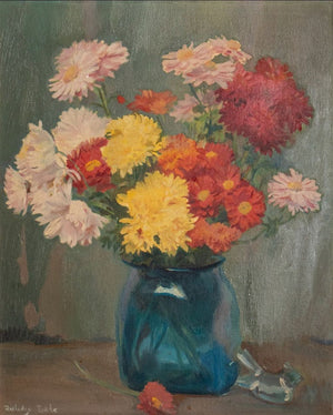 Rutledge Bate Bouquet Still Life Oil on Canvas (9742494826803)