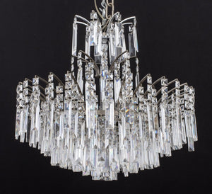 Art Deco Style Cut-Crystal Circular Chandelier (9765795070259)