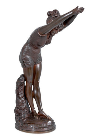 Odoardo Tabacchi "La Taffolina" Patinated Bronze (9736776646963)