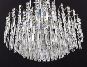 Art Deco Style Cut-Crystal Circular Chandelier (9765795070259)