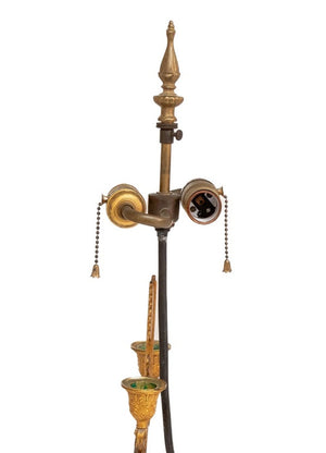 French Empire Style "Cupid" Bronze Lamp (9802946347315)