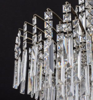 Art Deco Style Cut-Crystal Circular Chandelier (9765795070259)