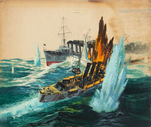 Harry Schaare "The Lonely Command" Mixed Media (9738712580403)