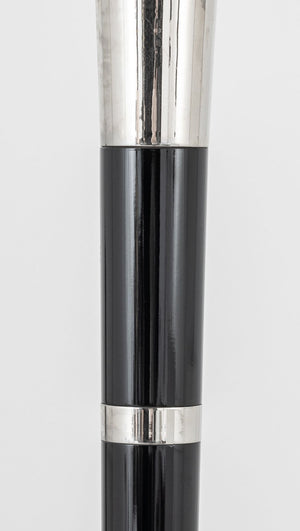 French Art Deco Style Chrome Floor Lamp